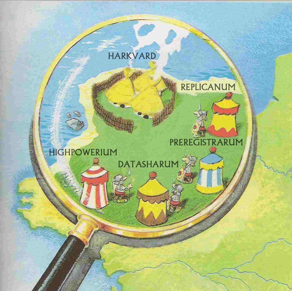 The year is 2015 A.D. Psychology is entirely occupied by replicationists. Well, not entirely... One small but influential group of indomitable psychologists still holds out against the invaders. And life is not easy for the psychology legionaries who garrison the fortified camps of Highpowerium, Datasharum, Preregistrarum, and Replicanum... 